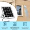 Axial Flow Exhaust Fan, 8W, Solar, Stainless, Steel - view 5