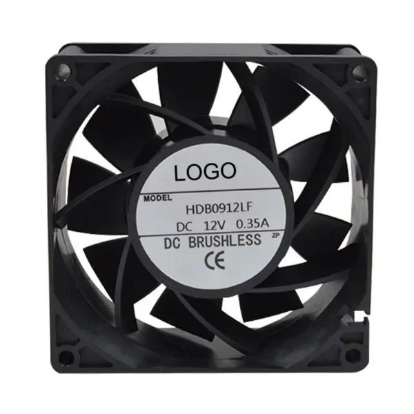 Axial Flow Exhaust Fan, 92x92x38mm, 70000, 110-220V, Plastic - view 3