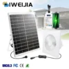 Axial Flow Exhaust Fan, Brushless, Solar, 12V