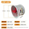 Axial Flow Exhaust Fan, CBF, Explosion-Proof - view 6