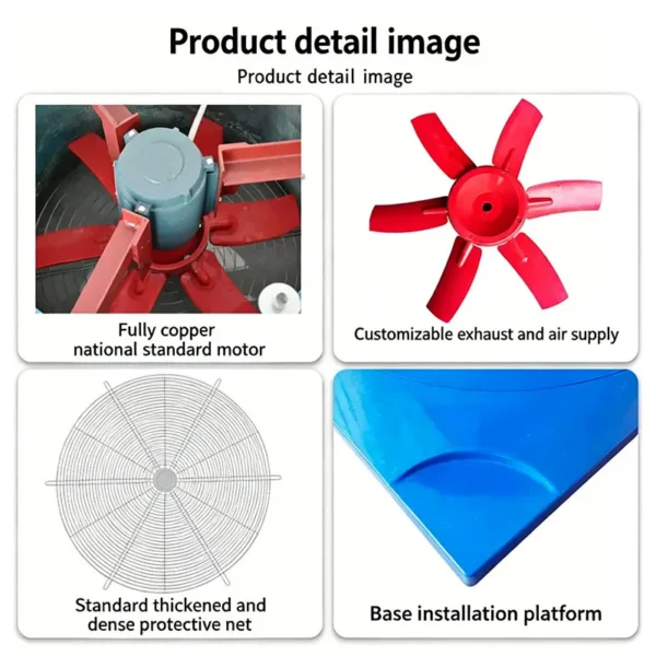 Axial Flow Exhaust Fan, Explosion-Proof, 220V/380V - view 4