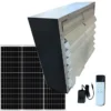 Axial Flow Exhaust Fan, Solar, 220-240V, Aluminum - view 2