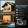 Axial Flow Exhaust Fan, Waterproof, Brushless, Solar, 8W - view 2