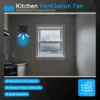 Axial Flow Exhaust Fan, Waterproof, Brushless, Solar, 8W - view 4
