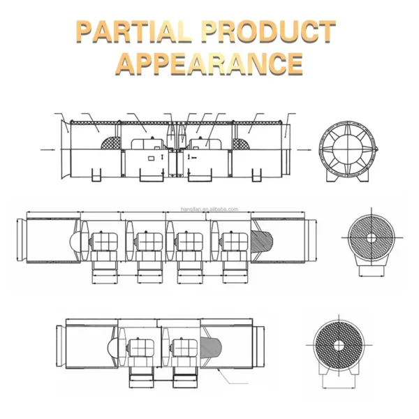Axial Flow Fan, 110kw, 132kw, 160kw, Explosion-Proof - view 4