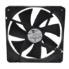 Axial Flow Fan, 12/24V, 140x140x25mm, 70000, Plastic - view 2