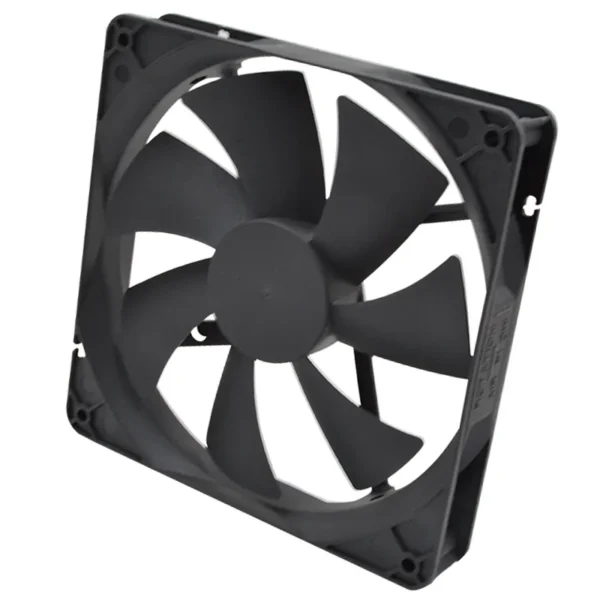 Axial Flow Fan, 12/24V, 140x140x25mm, 70000, Plastic - view 5