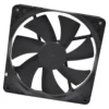 Axial Flow Fan, 12/24V, 140x140x25mm, 70000, Plastic - view 6