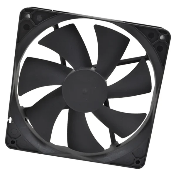 Axial Flow Fan, 12/24V, 140x140x25mm, 70000, Plastic - view 6