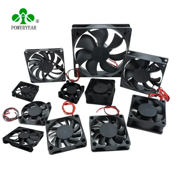 Axial Flow Fan, 120mm, 12V, 24V, 48VDc