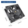 Axial Flow Fan, 120X120X38mm, 12V/24V/48V - view 3