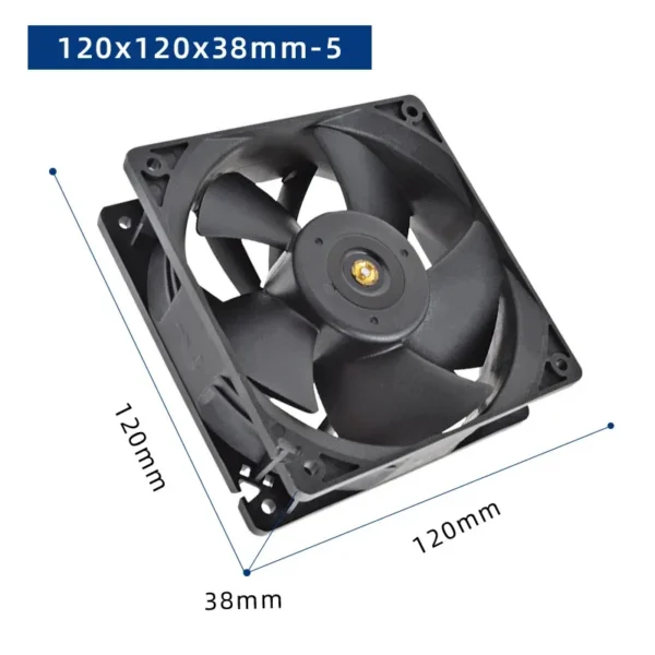 Axial Flow Fan, 120X120X38mm, 12V/24V/48V - view 3