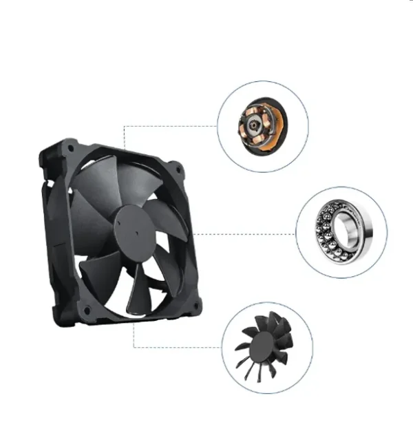 Axial Flow Fan, 120X120X38mm, 12V/24V/48V - view 5