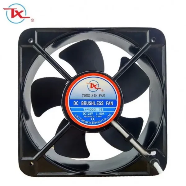 Axial Flow Fan, 12V, 24V, 48V, 200x200x60mm - view 4