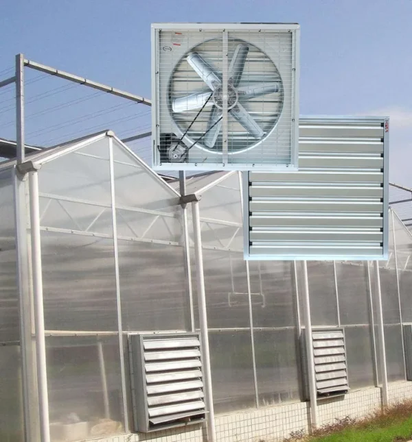 Axial Flow Fan, 1380x1380x400mm, Wall, 1100w, 44500m3/h - view 6