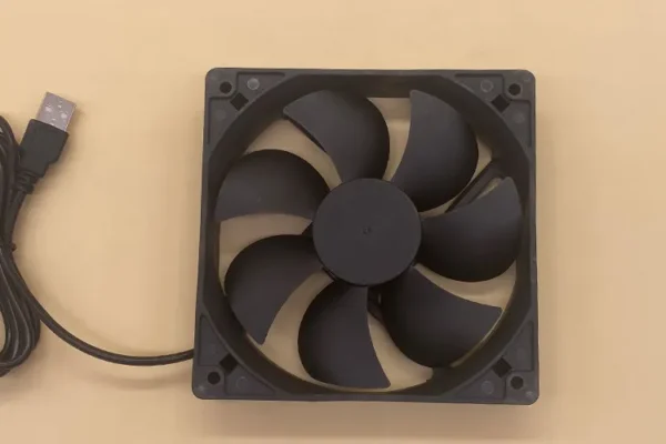 Axial Flow Fan, 140mm, 220V, 14025, Plastic - view 4