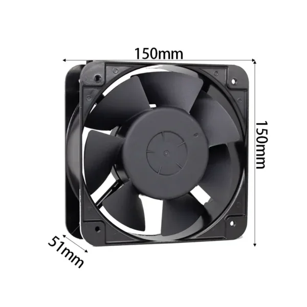 Axial Flow Fan, 15050, 150x150x50mm, 220V/380V