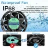 Axial Flow Fan, 172mm, Plastic, Waterproof, IP68 - view 4