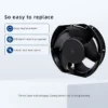 Axial Flow Fan, 172x150x51mm, 110-220V, 70000, Plastic - view 5