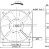 Axial Flow Fan, 20060, 12v, 24v, 48v - view 6