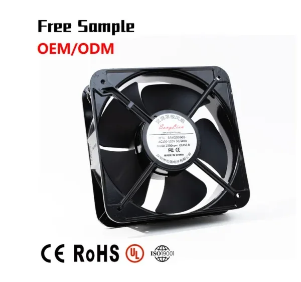 Axial Flow Fan, 20060, 200x200x60mm, 110V, 220V