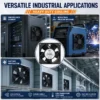 Axial Flow Fan, 20060, 200x200x60mm, 110V, 220V - view 6