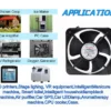Axial Flow Fan, 20060, 200x200x60mm, 110V, 220V - view 6