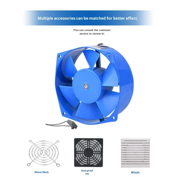 Axial Flow Fan, 200FZY2-D, 200FZY7-D, 220V/380V - view 3