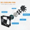 Axial Flow Fan, 20mm, 280mm, Waterproof - view 5