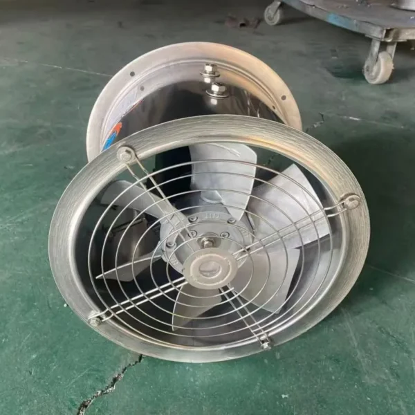 Axial Flow Fan, 2100, RPM, Stainless, Steel
