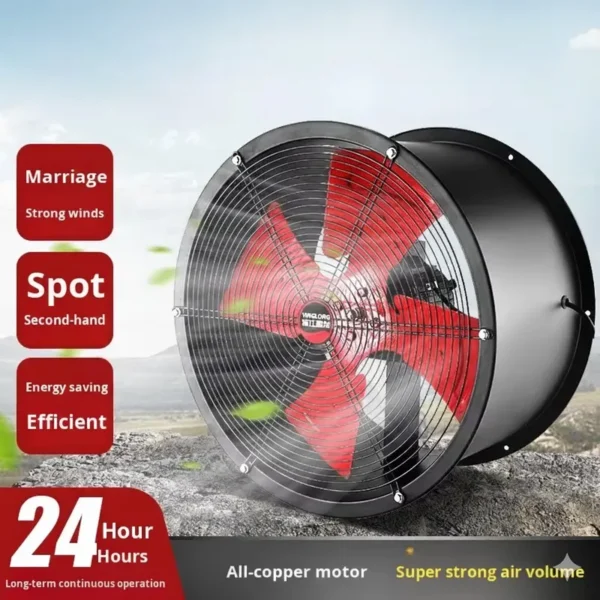 Axial Flow Fan, 220V/380V-Ball, 500mm - view 2