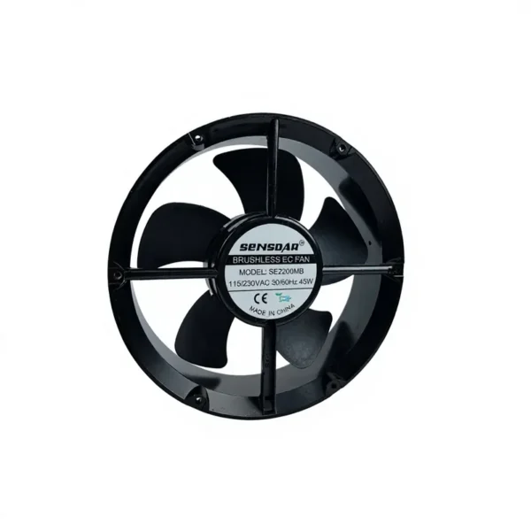 Axial Flow Fan, 220x60mm, 110-240V, Plastic, HVAC - view 4