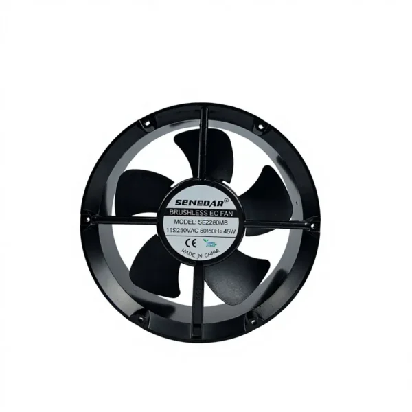Axial Flow Fan, 220x60mm, 110-240V, Plastic, HVAC - view 5