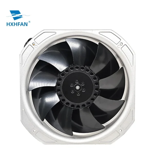 Axial Flow Fan, 225x225x80mm, 110/220V, Plastic, Stainless