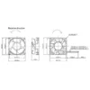 Axial Flow Fan, 24V/12V, 9238, 92x92x38mm, Brushless - view 5