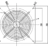 Axial Flow Fan, 250mm, 220V, 960m3 - view 3