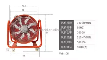 Axial Flow Fan, 300MM, Portable - view 5