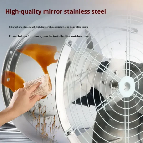 Axial Flow Fan, 304, Stainless, Steel, 380v - view 3