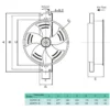 Axial Flow Fan, 350FZY2-D, 380V, 220v, 350mm - view 6