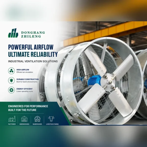 Axial Flow Fan, 380 V, Electric