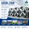 Axial Flow Fan, 380 V, Electric