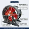 Axial Flow Fan, 380 V, Electric - view 2