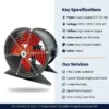 Axial Flow Fan, 380 V, Electric - view 5