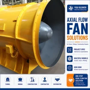 Axial Flow Fan, 380V, 660V, 1140V