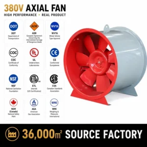 Axial Flow Fan, 380V, Electric
