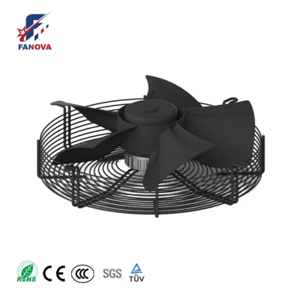 Axial Flow Fan, 400mm, 48V, Stainless, Steel - view 2