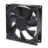 Axial Flow Fan, 48V, 92x92x25mm, Plastic - view 3