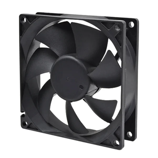 Axial Flow Fan, 48V, 92x92x25mm, Plastic - view 3