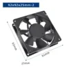 Axial Flow Fan, 48V, 92x92x25mm, Plastic - view 5