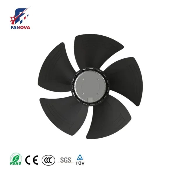 Axial Flow Fan, 48V, Plastic, 300mm, Waterproof - view 2